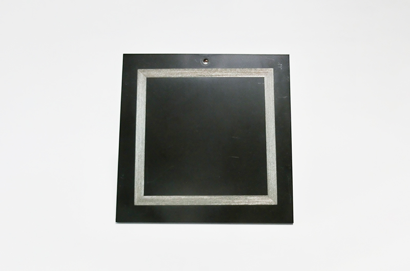 Coated iron plate